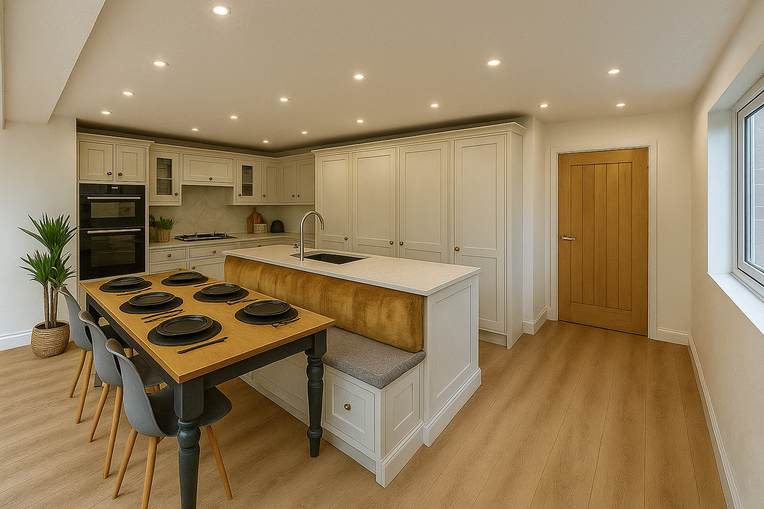 Designing a Bespoke In-Frame Shaker Kitchen for Modern Living