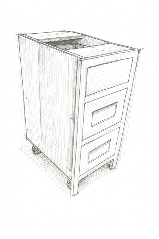 3 Drawer Base cabinet