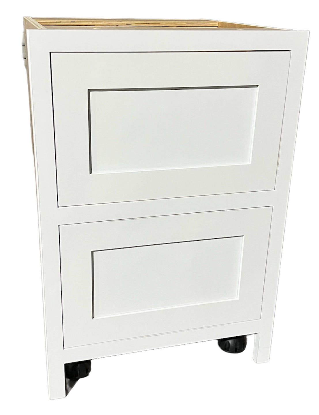 2 Drawer base units with internal Hidden drawer