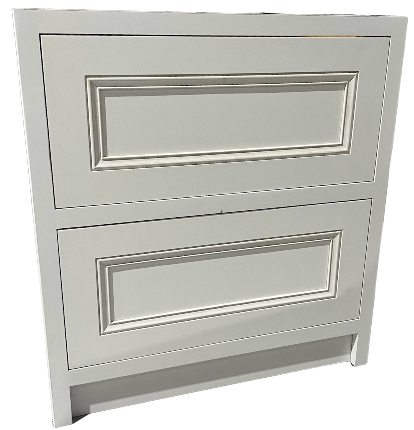 2 Drawer base units with internal Hidden drawer